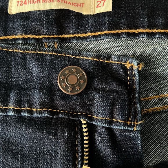NWOT Levi’s 724 High Rise Straight Ankle - Picture 5 of 16